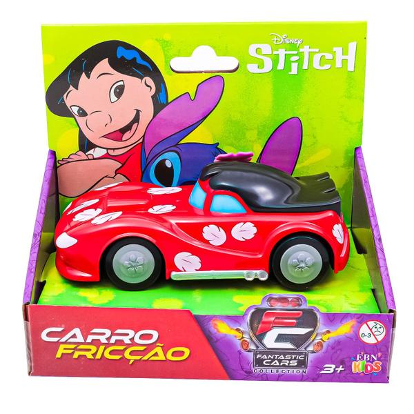 Imagem de Carrinho Lilo Stitch Personagens Brinquedo Infantil Carro Com Fricção Disney - EBN Kids