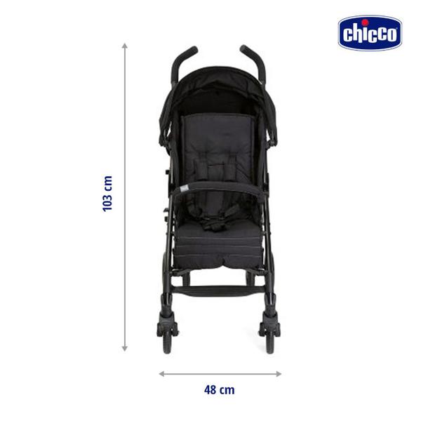 Imagem de Carrinho Lite Way 4 Basic Jet  Black - Chicco