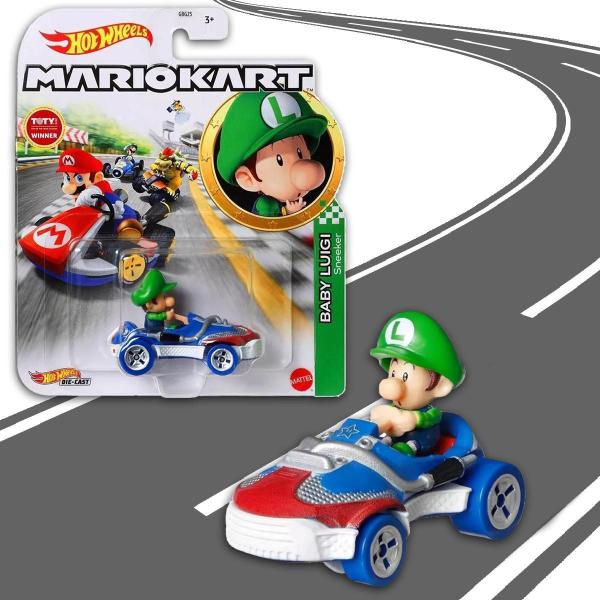 Imagem de Carrinho Mario Kart Hot Wheels 1:64 - Mattel Gbg25