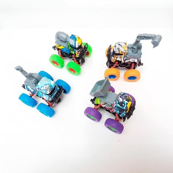 Imagem de Carrinho Mini Monster Truck 4X4 Fricção Brinquedo Infantil