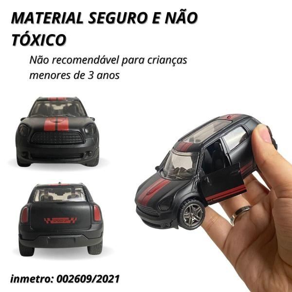 Imagem de Carrinho Miniatura Abre As Portas Pneus De Borracha De Ferro