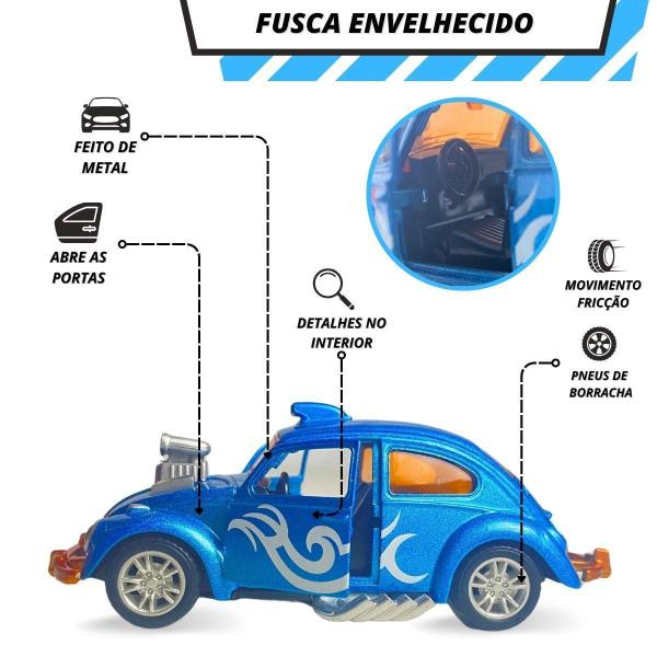 Imagem de Carrinho Miniatura Abre As Portas Pneus De Borracha De Ferro