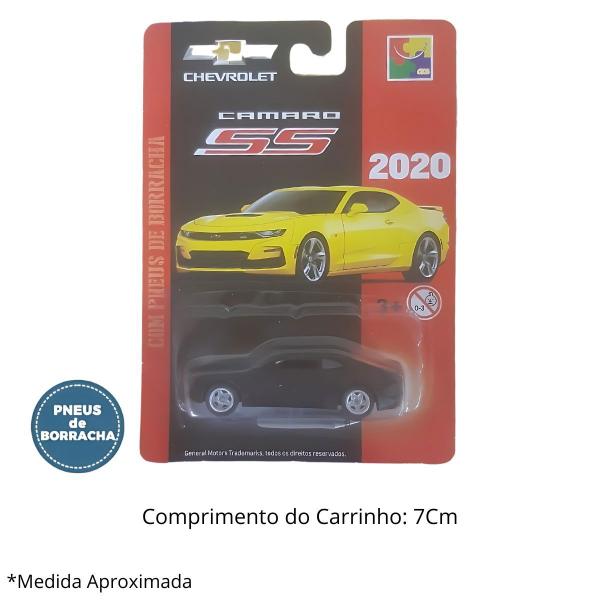 Imagem de Carrinho Miniatura Camaro SS Preto 2020 Chevrolet Metal