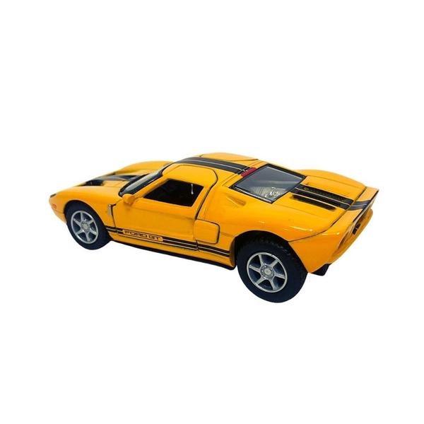 Imagem de Carrinho Miniatura Ferro Ford GT 2006 Escala 1/36  (Amarelo)