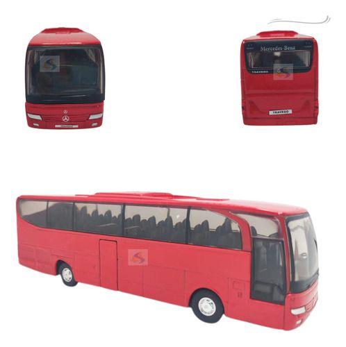 Imagem de Carrinho Miniatura Ônibus De Metal Abre Porta Fricção