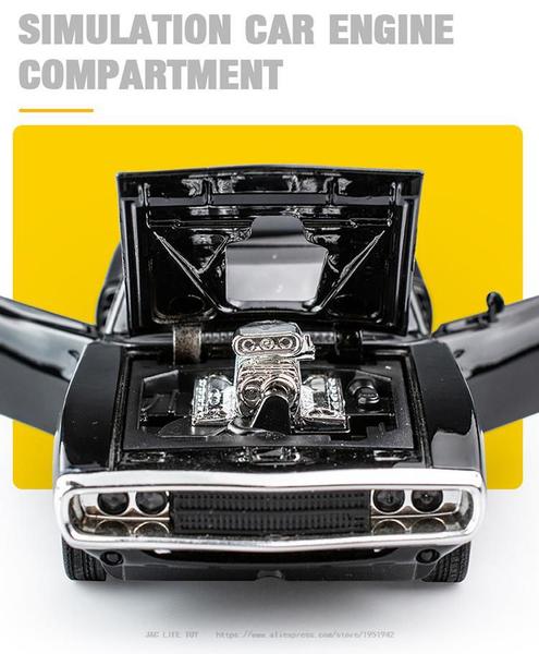 Imagem de Carrinho Miniatura Velozes Furiosos Dodge Challenger Es 1:32