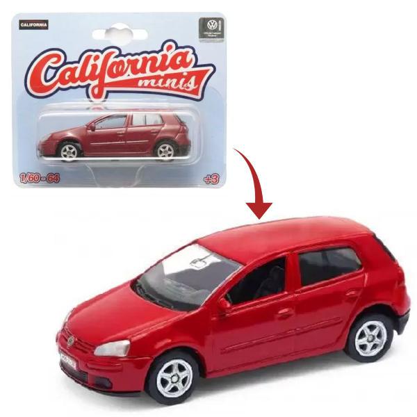 Imagem de Carrinho Miniatura Volkswagen Golf 1:64 California Toys