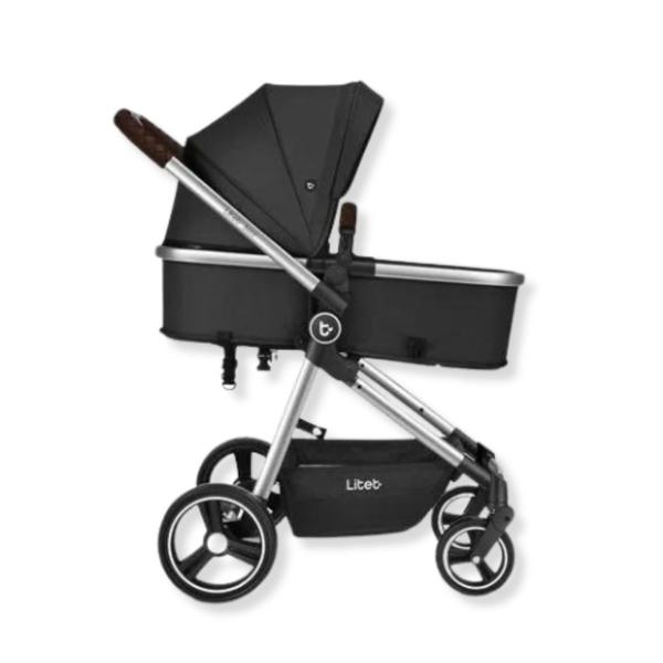 Imagem de Carrinho moises jazz 0 a 15kg preto + bebe conforto - litet