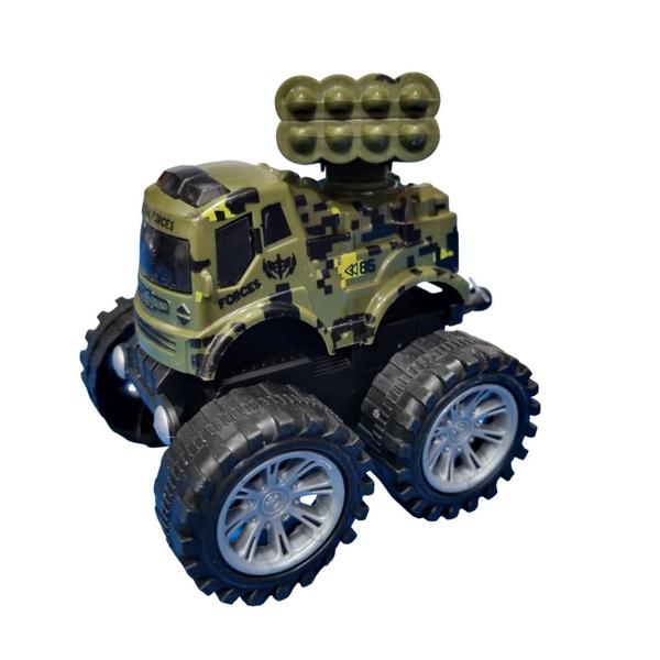 Imagem de Carrinho Monster Exército Fricção Sortido - ToyKing TKAB5