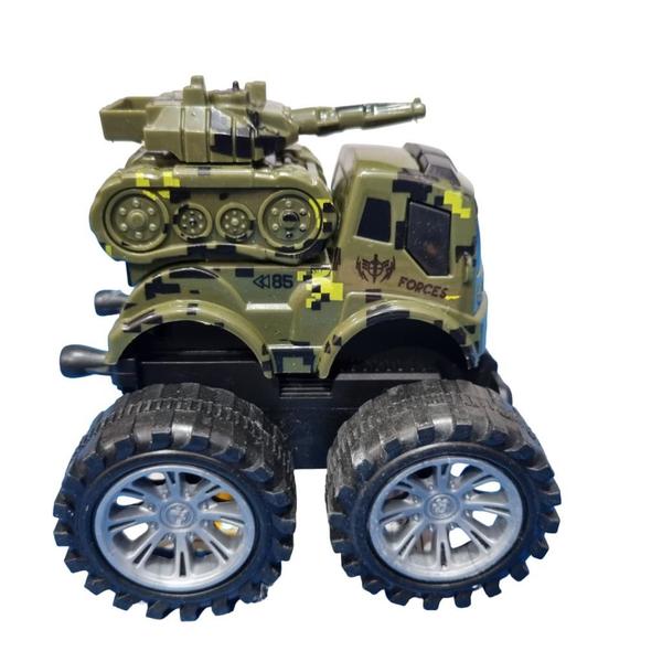 Imagem de Carrinho Monster Exército Fricção Sortido - ToyKing TKAB5