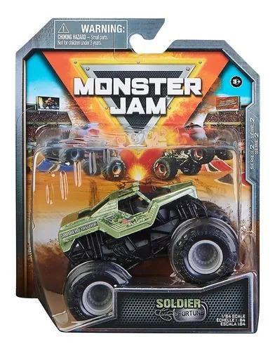 Imagem de Carrinho Monster Jam Truck True Metal Soldier Fortune 1:64 - Sunny