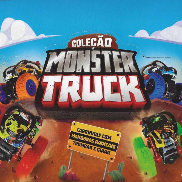 Imagem de Carrinho Monster Truck Manobras Radicais Trombar e Girar