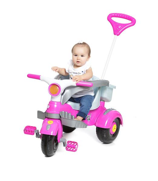 Imagem de Carrinho Motoca Velocita Classic Calesita Passeio e Pedal Infantil