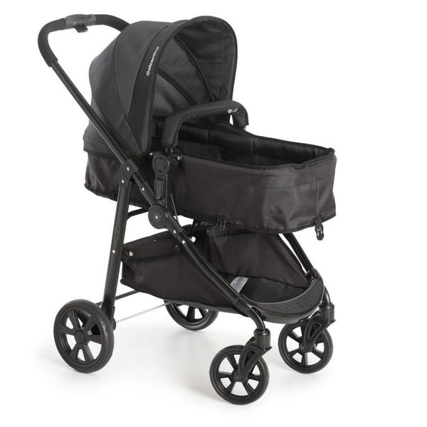 Imagem de Carrinho olympus new black (preto) + bebe conforto - galzerano