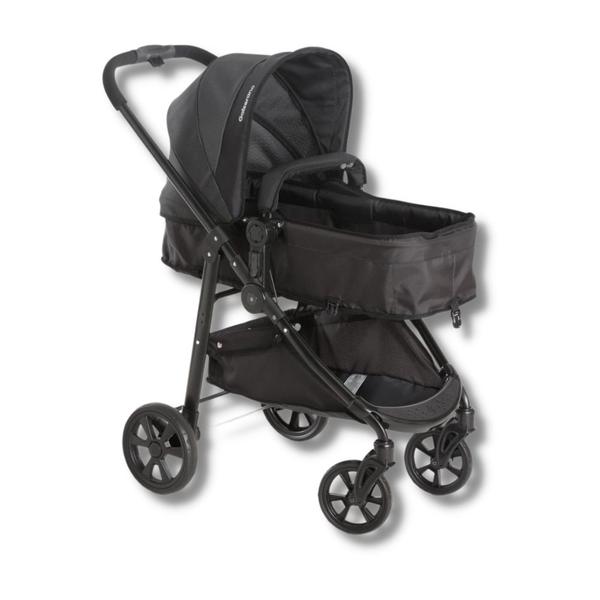 Imagem de Carrinho olympus new black (preto) + bebe conforto grid + base - galzerano