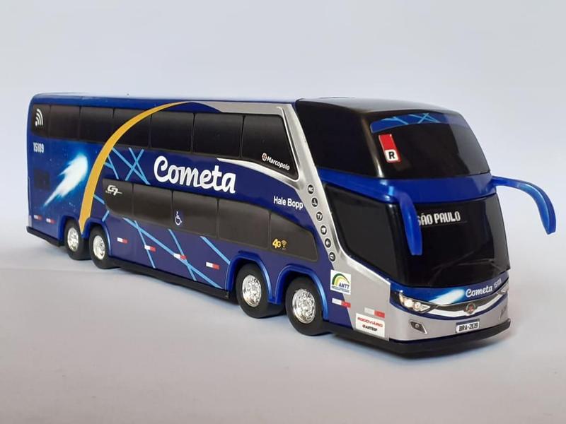 Imagem de Carrinho Ônibus De Brinquedo Cometa 1800Dd G7