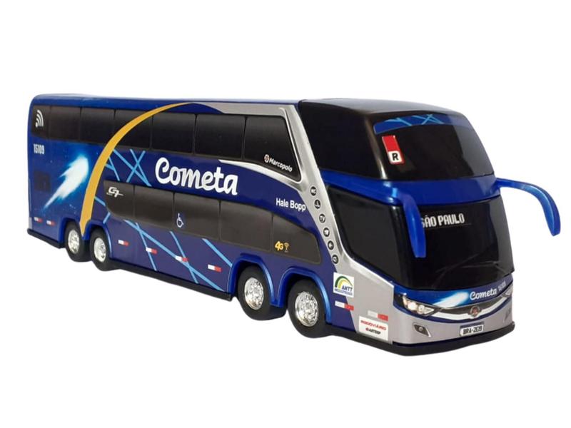 Imagem de Carrinho Ônibus De Brinquedo Cometa 1800Dd G7