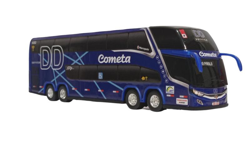 Imagem de Carrinho Ônibus De Brinquedo Cometa Dd 1800 G7