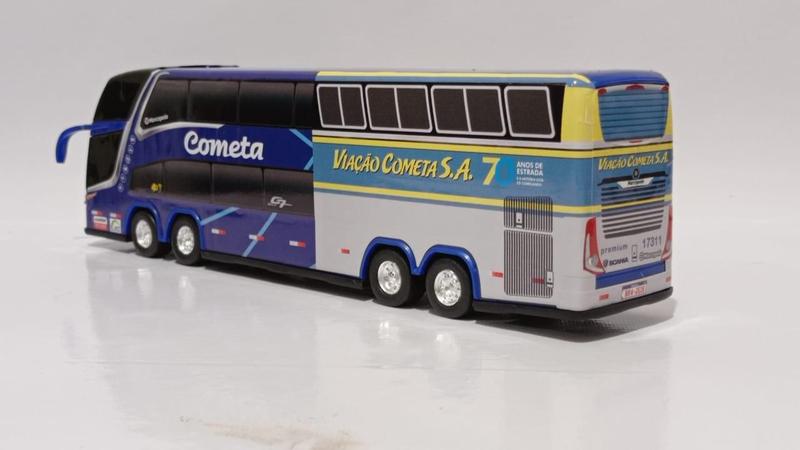 Imagem de Carrinho Ônibus Em Miniatura Cometa Especial 1800 Dd G7