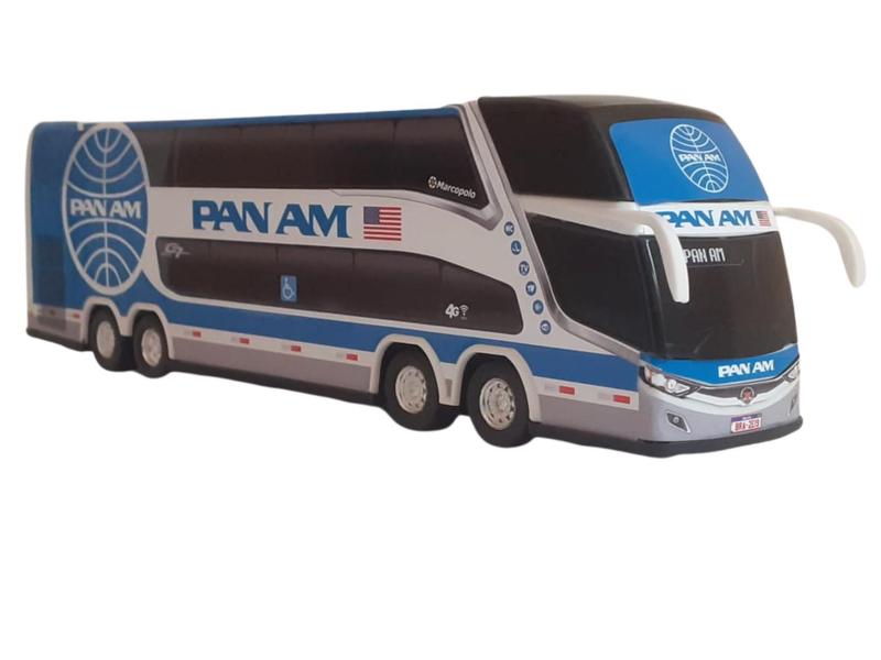 Imagem de Carrinho Ônibus Pan Am 2 Andares 30Cm