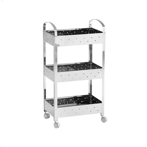 Imagem de Carrinho Organizador Fruteira Suprema Inox 40x28x77cm Brinox