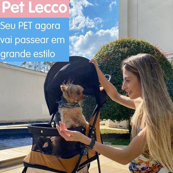 Imagem de Carrinho Para Animais Galzerano Pet Lecco Caramelo P100CAR