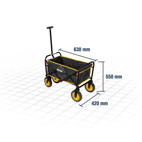 Imagem de Carrinho Para Carga Dobrável Com Bolsa 60Kg Vonder