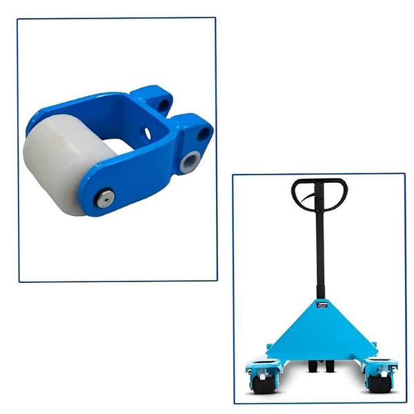 Imagem de Carrinho para Pallet TM 2220 RSN Capacidade 2200 KG 680 MM Roda Simples PALETRANS