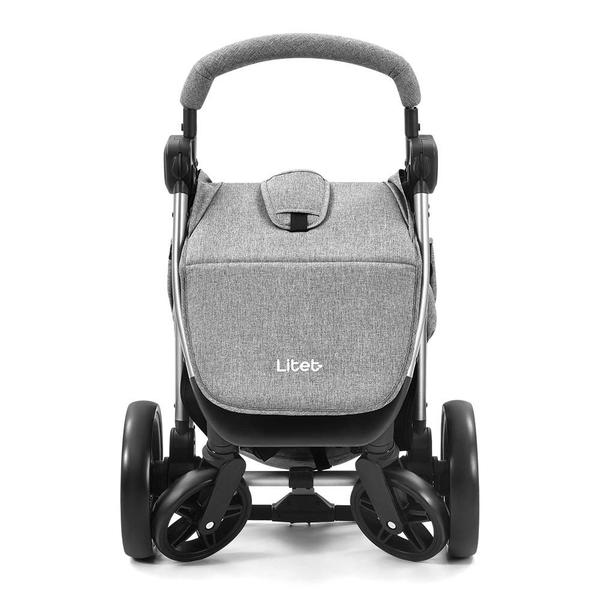 Imagem de Carrinho Passeio Bliss 0-15kgs Preto com Cinza Litet - BB368