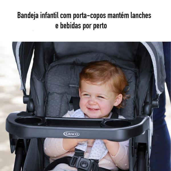 Imagem de Carrinho Passeio C/Bebê Conforto Comfy Cruiser Preto Graco