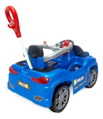 Imagem de Carrinho Passeio e Pedal BM CAR - Azul Police - Maral