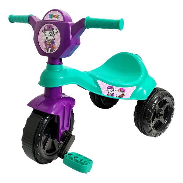 Imagem de Carrinho Passeio Infantil Motoca Triciclo Empurrador E