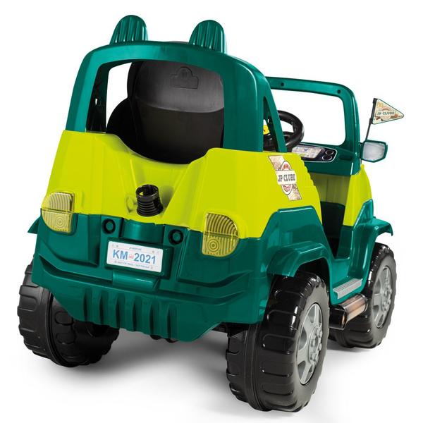 Imagem de Carrinho Passeio Infantil Pedal Diipi Jeep Verde Calesita