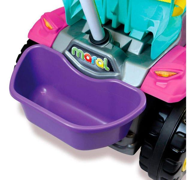 Imagem de Carrinho Passeio Pedal Infantil Com Empurrador Maral 3149 Rs