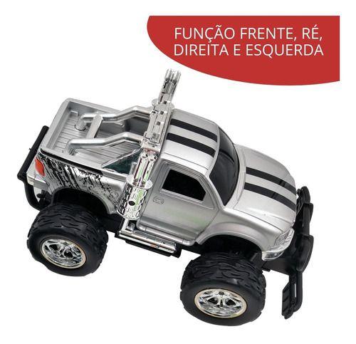 Imagem de Carrinho Pickup Rallye Controle Remoto Infantil Bateria Recarregável