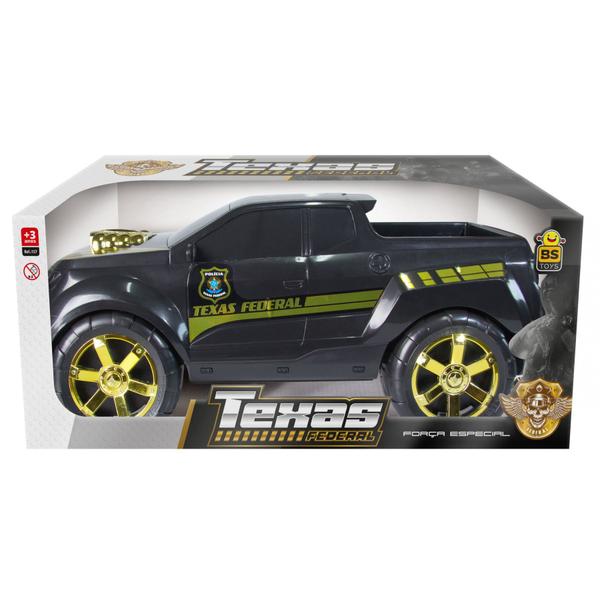 Imagem de Carrinho Polícia Federal Pick-up Texas Grande - Bs Toys