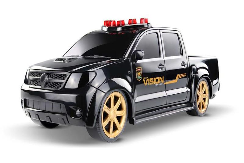 Imagem de Carrinho Polícia Pick-up Vision Federal Hilux Toyota - Roma