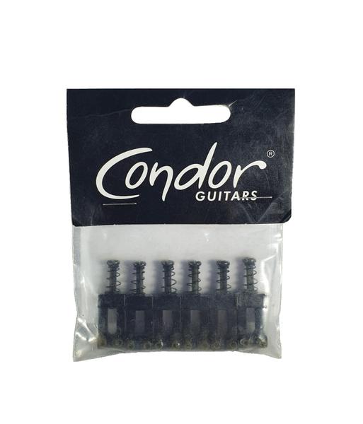 Imagem de Carrinho Ponte Guitarra Condor PS002BK Kit com 6