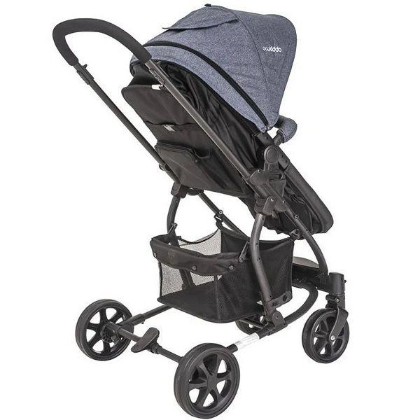 Imagem de Carrinho Prima com Bebe Conforto MELANGE/AZUL Kiddo