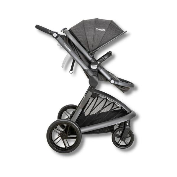 Imagem de Carrinho quantum melange + bebe conforto casulo click preto (415q) - kiddo