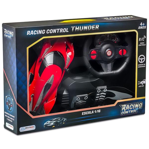 Imagem de Carrinho Racing Control Thunder Vermelho Multikids - BR1644