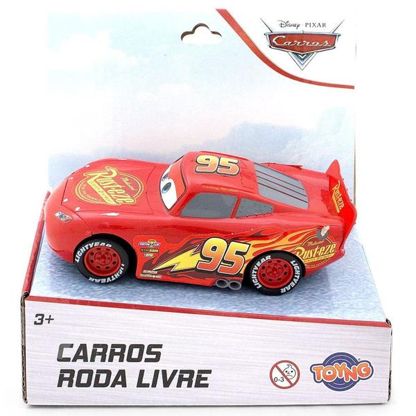 Imagem de Carrinho Relâmpago Mcqueen do Carros 13cm Original Toyng