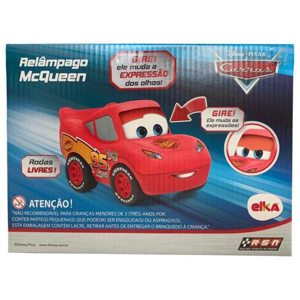 Imagem de Carrinho Relâmpago Mcqueen Muda Expressão Disney Elka