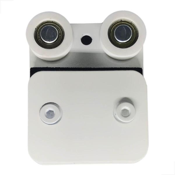 Carrinho Roldana 1126 Dupla stanley Porta De Vidro - Branco - Mettallfleck Imagem de Carrinho Roldana 1126 Dupla stanley Porta De Vidro - Branco
