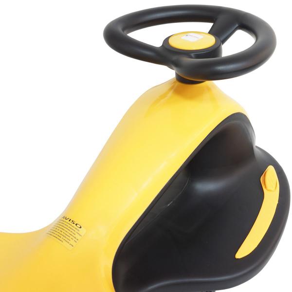 Imagem de Carrinho Rolimã Car com Giro Elétrico Infantil Brinquedo Criança Bateria 12V Brinqway BW189 Amarelo