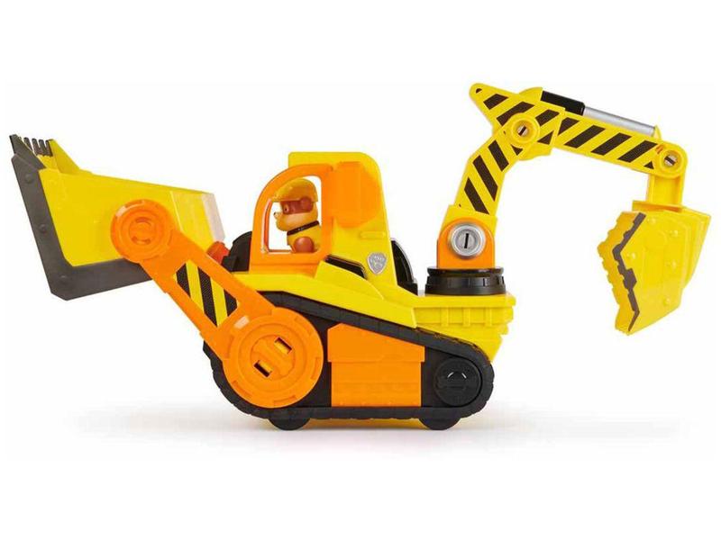 Carrinho Rubbles Patrulha Canina Construção - Rubble e Crew com Figura Sunny Brinquedos Imagem de Carrinho Rubbles Patrulha Canina Construção - Rubble e Crew com Figura Sunny Brinquedos