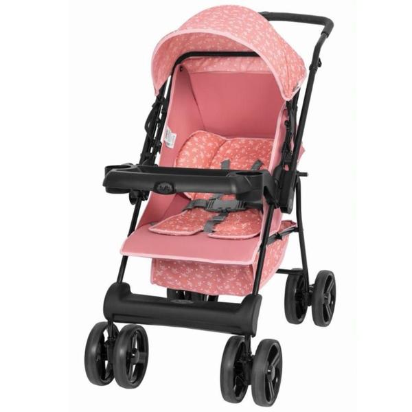 Imagem de Carrinho Solare Rosa (0 À 15Kg) - Tutti Baby