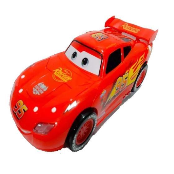 Imagem de Carrinho Super Robots relámpago mcqueen Carro Vira Robô Emite Luz Som Transformers