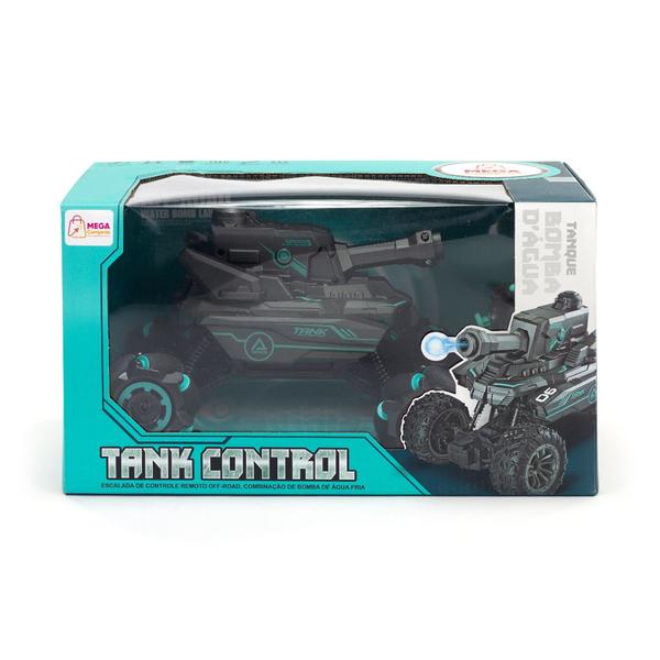 Imagem de CARRINHO TANQUE DE GUERRA CONTROLE REMOTO C/BOLINHAS DE GEL Azul