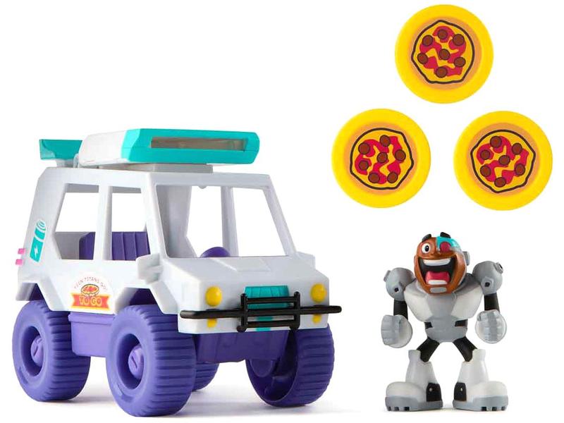 Imagem de Carrinho Teen Titans Go! T-Car com Lançador de